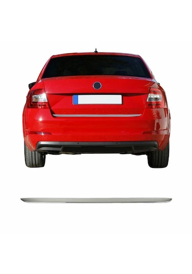 Skoda Octavia Krom Alt Bagaj Çıtası 2013-2019 Paslanmaz Çelik ürün görseli 1
