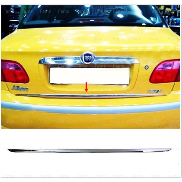 Fiat Albea Krom Bagaj Alt Çıtası 2002 Üzeri P. Çelik ürün görseli 1