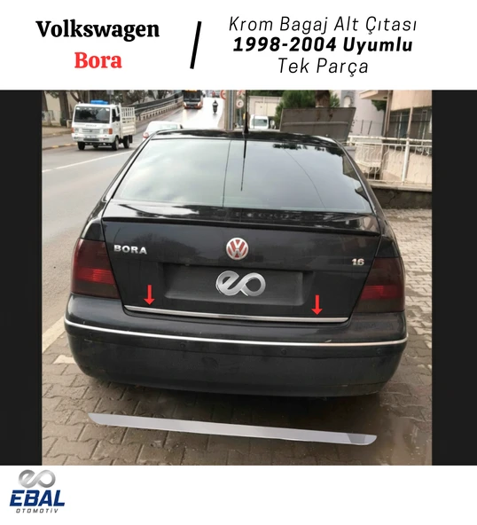 VW Bora Krom Bagaj Alt Çıtası Paslanmaz Çelik (1998-2004) ürün görseli 1