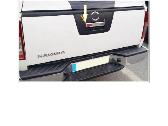Nissan Navara Krom Bagaj Açma 2006-2015 Arası P. Çelik ürün görseli 1