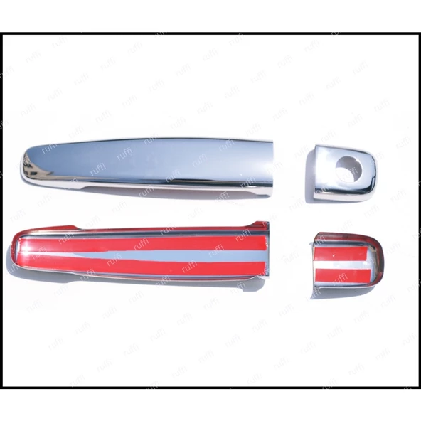 Citroen C3 Krom Kapı Kolu 2 Kapı 2002-2009 P. ÇELİK - Resim 2