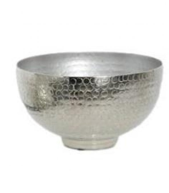 Vitale Silver Dekoratif Küçük Boy Kase 15x25 cm AK.IR0064K ürün görseli 1
