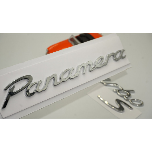 Porsche Panamera Turbo S Bagaj 3M 3D ABS Yazı Logo Amblem Seti ürün görseli 1