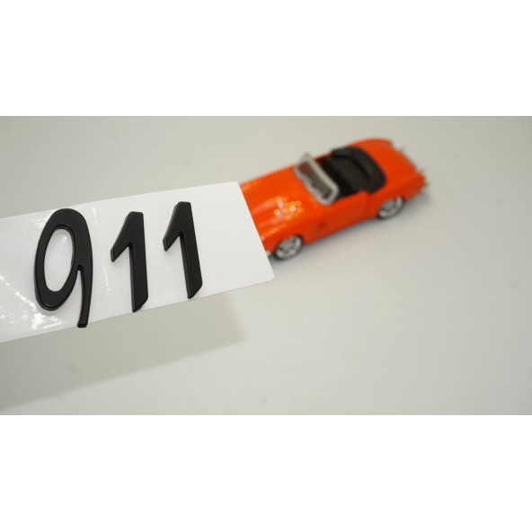 Porsche 911 Bagaj 3M 3D ABS Yazı Logo Amblem ürün görseli 1