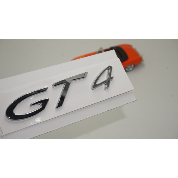 Porsche GT4 Bagaj 3M 3D ABS Yazı Logo Amblem ürün görseli 1