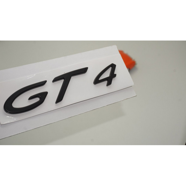 Porsche GT4 Bagaj 3M 3D ABS Yazı Logo Amblem ürün görseli 1