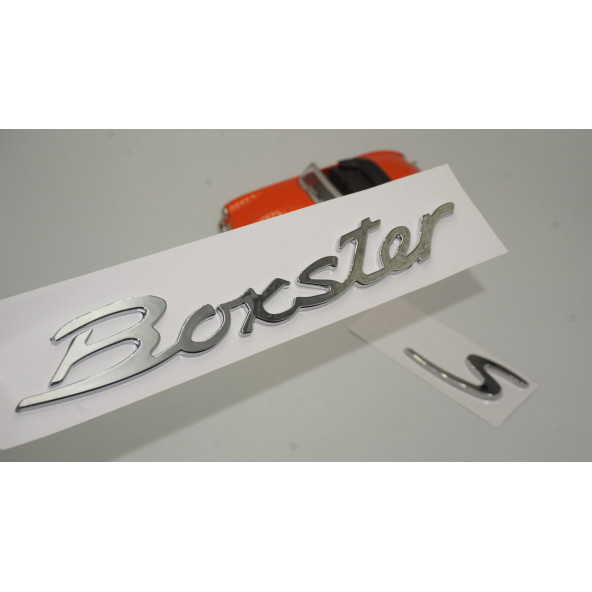 Porsche Boxster S Bagaj 3M 3D ABS Yazı Logo Amblem ürün görseli 1