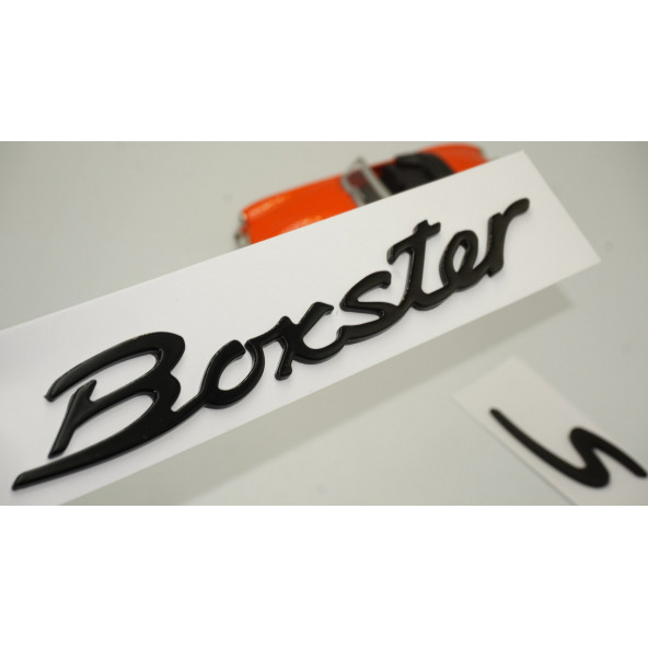 Porsche Boxster S Bagaj 3M 3D ABS Yazı Logo Amblem ürün görseli 1