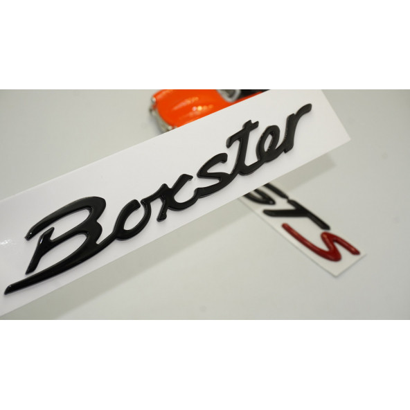 Porsche Boxster GTS Bagaj 3M 3D ABS Yazı Logo Amblem Seti ürün görseli 1