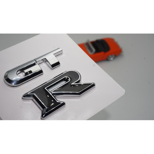 Nissan GTR Bagaj 3M 3D Krom Metal Logo Amblem ürün görseli 1