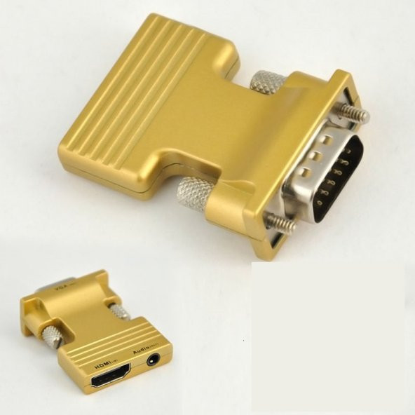 HDMI Giriş - VGA Çıkış Ses Çıkışlı Kablosuz Aparat ürün görseli 1