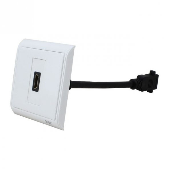 Sıva Üstü HDMI Duvar Prizi - Kablolu ürün görseli 1