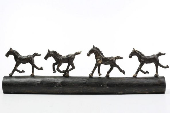 Vitale Dekoratif Koşan Atlar 79X7X23 cm AK.IT0050 ürün görseli 1