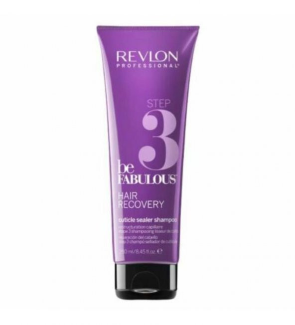 Revlon Professional Be Fabulous Hair Recovery Cuticle Sealer Shampoo 250 ml ürün görseli 1