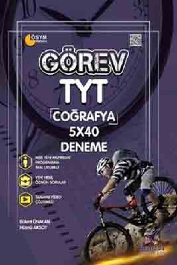 TYT Coğrafya Görev 5x40 Deneme ürün görseli 1