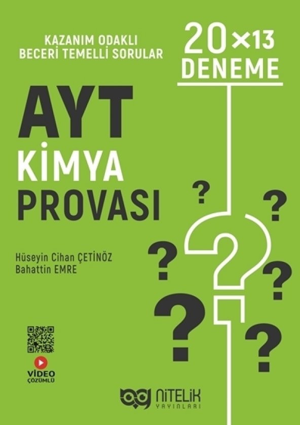 AYT Kimya Provası 20x13 Deneme ürün görseli 1