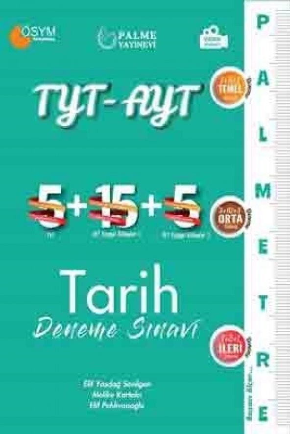 2022 TYT - AYT Palmetre Tarih Deneme Sınavı ürün görseli 1