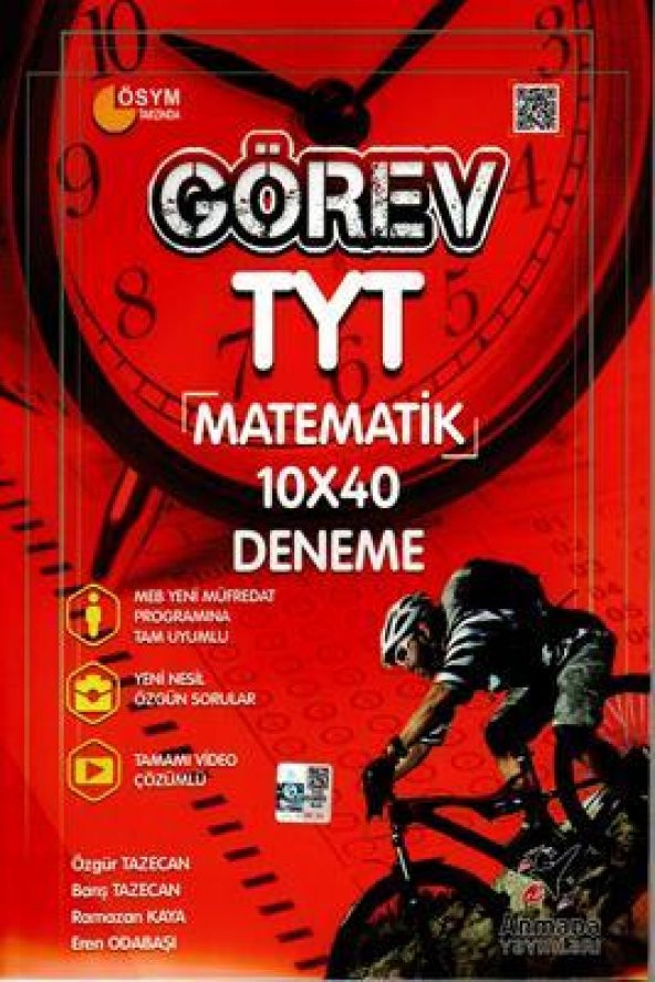 YKS TYT Görev Matematik 10X40 Deneme ürün görseli 1
