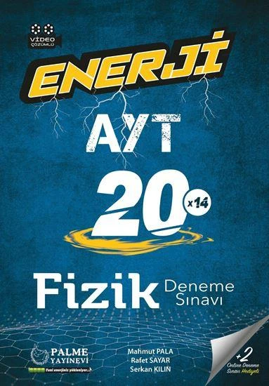 PALME YKS AYT ENERJİ FİZİK 20 X 14 DENEME SINAVI VİDEO ÇÖZÜMLÜ *YENİ* ürün görseli 1