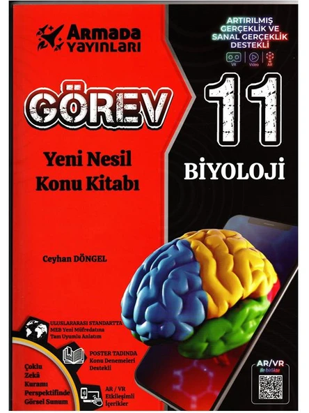 ARMADA GÖREV 11.SINIF BİYOLOJİ KONU KİTABI YENİ NESİL ürün görseli 1