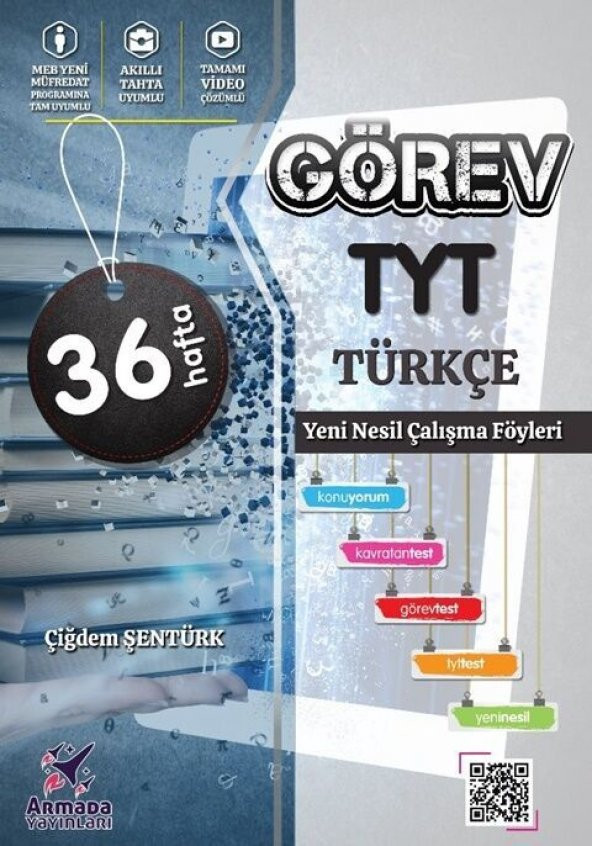 TYT Türkçe Görev Yeni Nesil Çalışma Föyleri Armada Yayınları ürün görseli 1