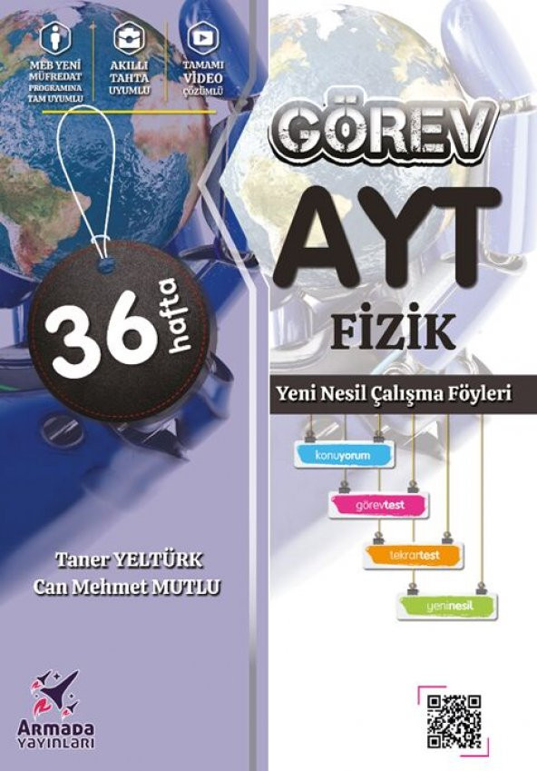 AYT Fizik Görev Yeni Nesil Çalışma Föyleri Armada Yayınları ürün görseli 1