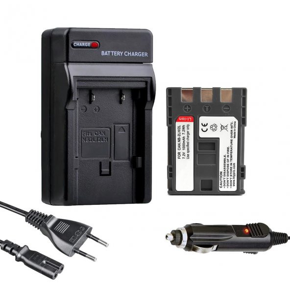 Cazipshop Canon NB-2LH Batarya(1000Mah)+Şarj Aleti Cihazı Seti ürün görseli 1