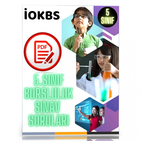5. Sınıf Bursluluk Sınav Soruları (PDF Sorular Kitabı) ürün görseli 1