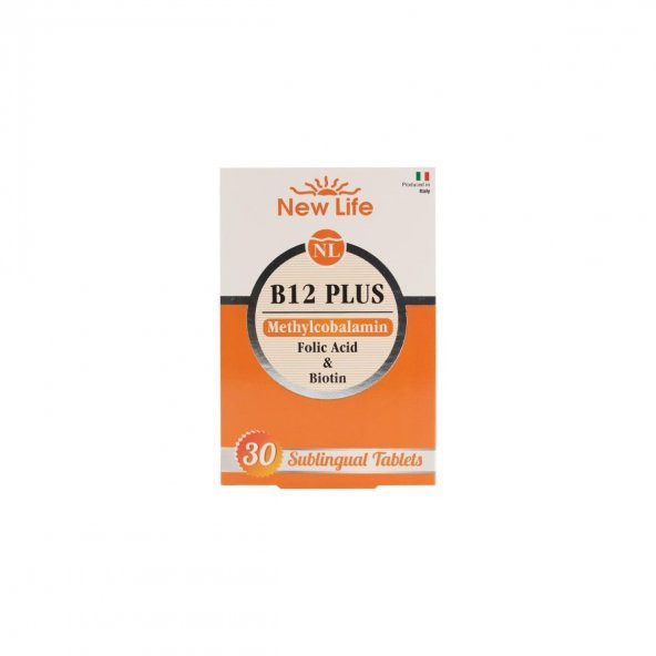 B12 Plus Folik Asit ve Biotin İçeren Takviye Edici 30 Kapsül ürün görseli 1