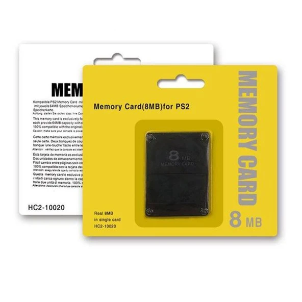 Playstation 2 Memory Card 8MB PS2 Hafıza Kartı PS2 Memory Card ürün görseli 1