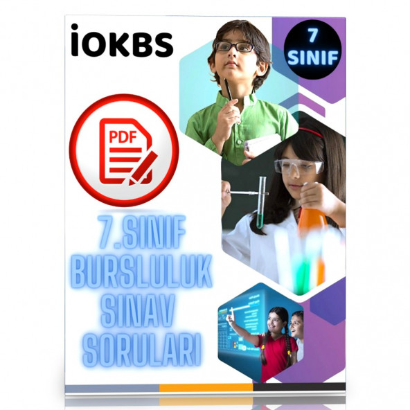 7. Sınıf Bursluluk Sınav Soruları (PDF Sorular Kitabı) ürün görseli 1