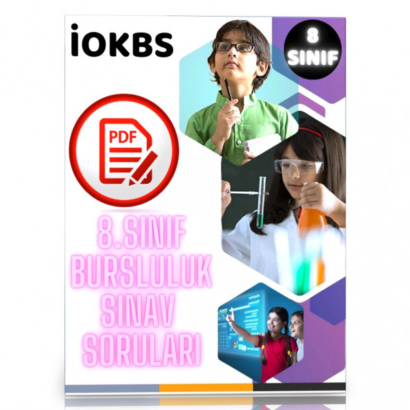 8. Sınıf ve Hazırlık Sınıfı Bursluluk Sınav Soruları (PDF) ürün görseli 1