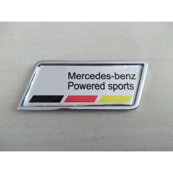 SPORT MERCEDES YAZISI - MERCEDES ÇAMURLUK LOGOSU - MERCEDES BAGAJ LOGOSU MERCEDES ARMASI ürün görseli 1