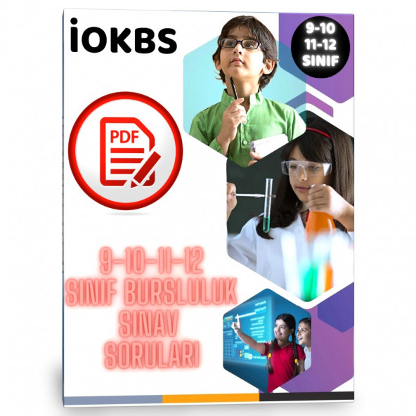 Bursluluk Sınav Soruları PDF Kitabı (9-10-11. Sınıflar İçin) ürün görseli 1