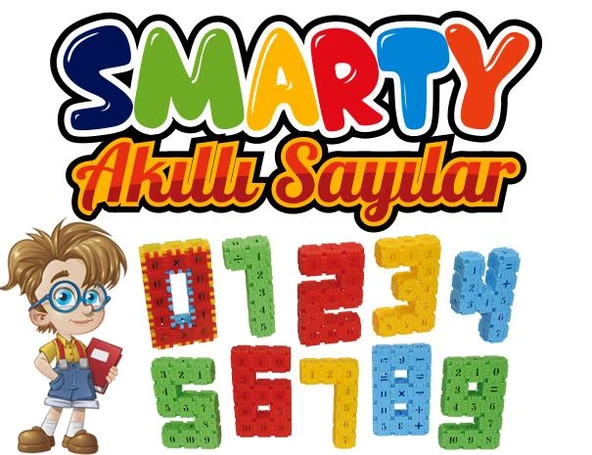 SMARTY - AKILLI SAYILAR EĞİTİCİ BLOK OYUNU 250 PARÇA ürün görseli 1