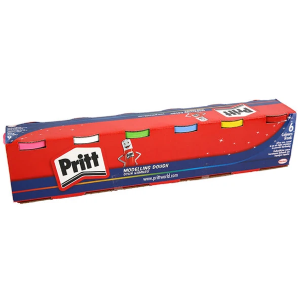 Pritt Oyun Hamuru 100 GR 6 Renk 1831457 - Resim 2