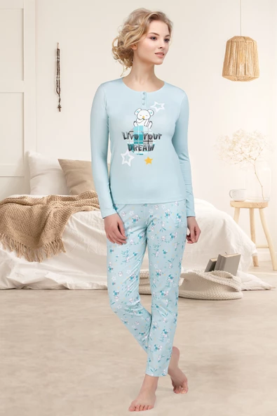 DoReMi Bayan Pijama Takımı ürün görseli 1