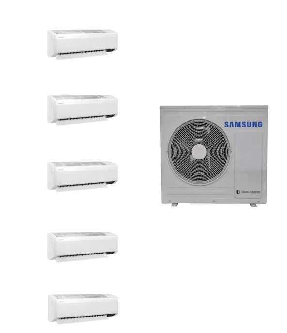 Samsung Wind Free Multi 1+5 AJ100TXJ5KH/EA 7+7+9+12+24 İç 10 kw Dış Ünite ürün görseli 1