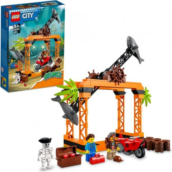 LEGO City 60342 The Shark Attack Stunt Challenge ürün görseli 1