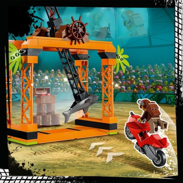 LEGO City 60342 The Shark Attack Stunt Challenge - Resim 5