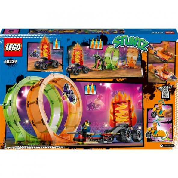 LEGO City 60339 Double Loop Stunt Arena - Resim 3