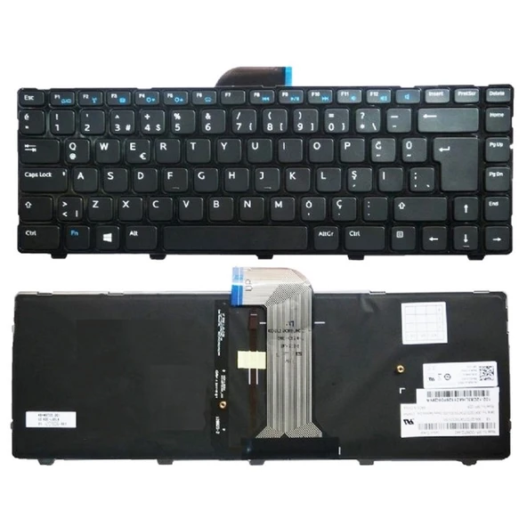 Dell MP-12C86TQJ442, 90.4WT07.S0T, V137225AK1 Klavye / Işıklı ürün görseli 1