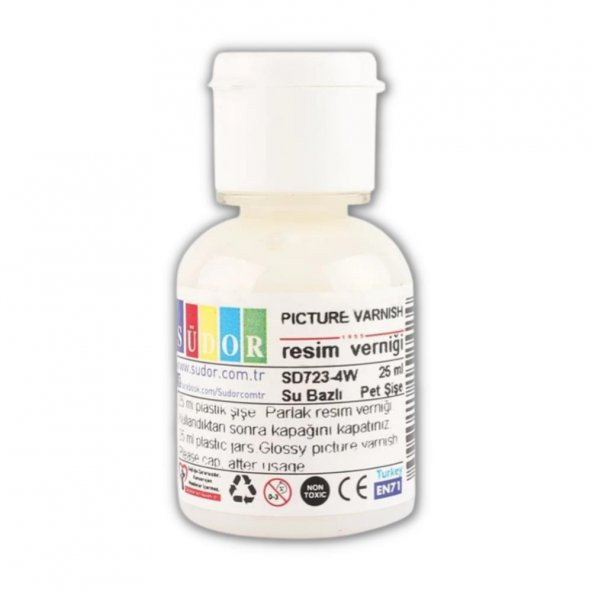 Resim Verniği 25 ml Su Bazlı 1 adet Resim Parlatıcı Vernik 25 ml 1 Adet ürün görseli 1