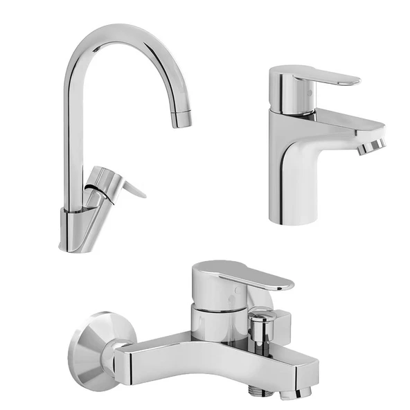 Artema Win S Lavabo Musluk, Eviye Mutfak ve Banyo Batarya Seti ürün görseli 1