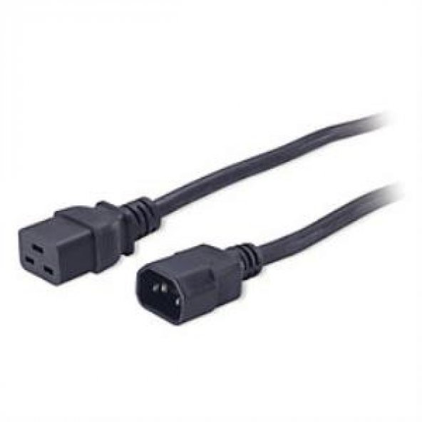 3x1.5 mm C19 - C14 Power Kablo - 1.8 Metre ürün görseli 1