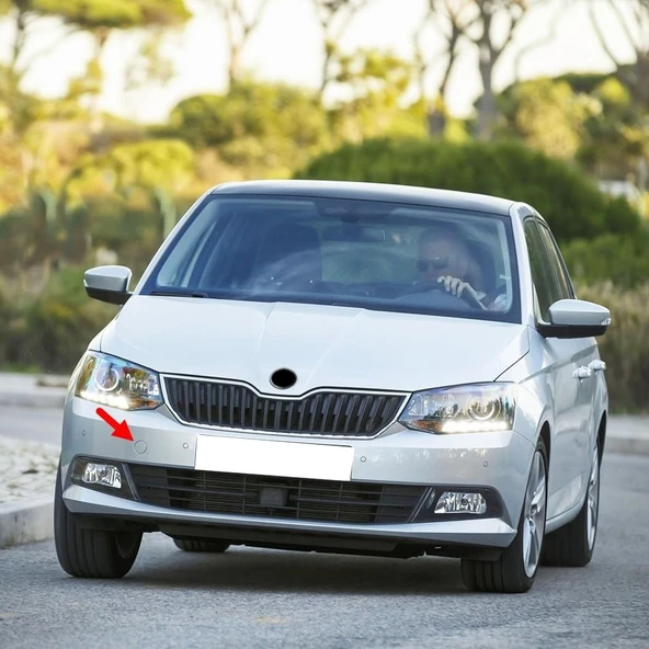 Skoda Fabia 3 2015-2021 Ön Tampon Çeki Demiri Kapağı 6V0807241A ürün görseli 1