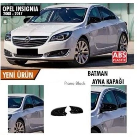 Opel İnsignia A 2008-2017 Batman Yarasa Ayna Kapağı Piano Black ürün görseli 1