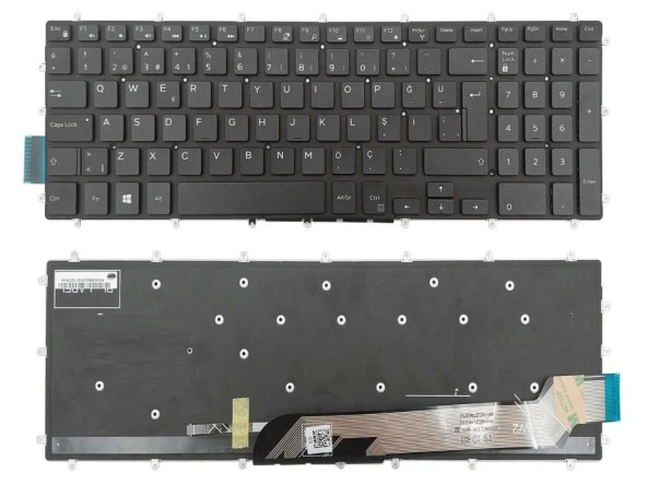 Dell G3 3579 Notebook Klavye - Tuş Takımı / TR - Backlit (Işıklı) - Resim 2