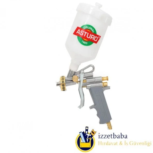 Asturo E70 Boya Tabancası Üstten Depolu 1.8 MM ürün görseli 1