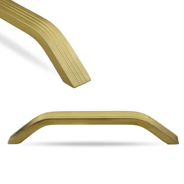 Bermuda Mobilya Çekmece Mutfak Dolap Dolabı Kapak Kulpu Kulbu (160 MM-16.0 CM) Altın Metal Kulpları ürün görseli 1